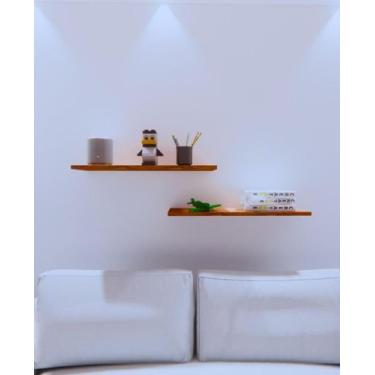 Imagem de Kit De Prateleiras De Livro De Mdf 20 X60 Prateleira Sala Quarto Cozin