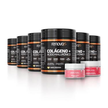 Imagem de 6 Potes Colágeno Verisol + Creme Facial Dia e Noite - Renova Be, 6 - T
