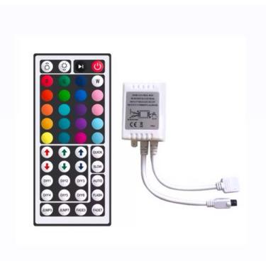 Imagem de Controle Fita LED RGB 44 teclas 20 Cores DIY 12-24V IR + Receptor - Mu