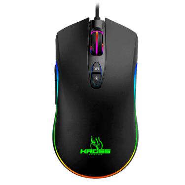 Imagem de Mouse Gamer Kross, USB, 4800DPI, Gungnir, Preto - KE-MG125