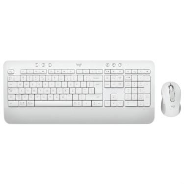 Imagem de Teclado e Mouse Sem Fio 2,4ghz Mk650 Branco 920-011020 Logitech