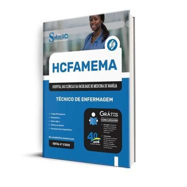Imagem de Apostila HCFAMEMA  - Técnico de Enfermagem - Editora Solução