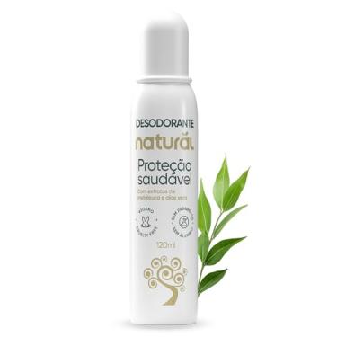 Imagem de NATURAL Desodorante com Extratos de Melaleuca e Aloe Vera - Proteção Saudável - Purificante e Hidratante - Sem Alumínio - Vegano - 120 ml