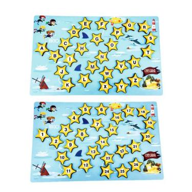 Imagem de Fundo do Mar - Alfabeto e Números Brinquedo educativo - Thoth