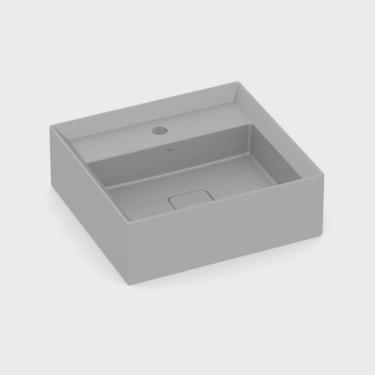 Imagem de Kit 2 Cubas de Apoio Retangular com Mesa 450x420 Platinum P6 Incepa Branco