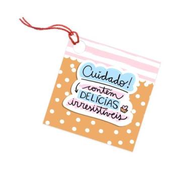 Imagem de 40 Tags Para Pacotes De Presente E Encomendas Com Furo - Nicolados, cu
