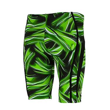 Imagem de Bermuda para Natação Michael, Tamanho 28 (Us), Diablo/Verde, Phelps