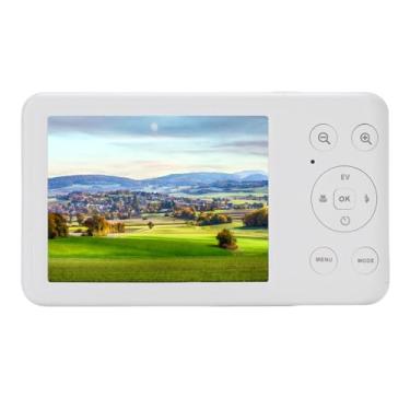 Imagem de Câmera Digital 4K 64MP, Câmera de Vlogging de Foco Automático Com Flash e Filtros, 10x Zoom Optical 2x Zoom Digital, Tela de 3 Polegadas para Meninos Meninos Infantis (Branco)