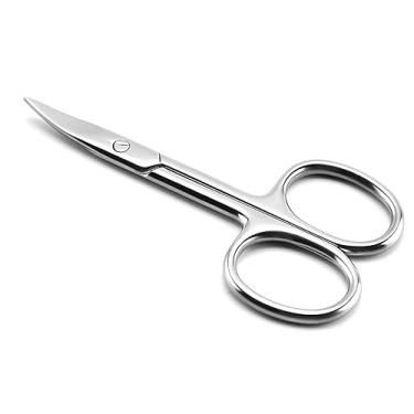 Imagem de Tesoura de cabelo pequena, tesoura pequena, mini tesoura para viagem com capa (pontiaguda)