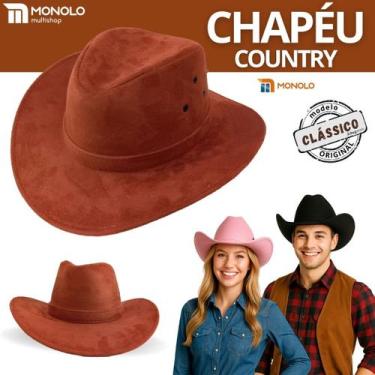 Imagem de Chapéu Country Feminino Masculino Festa Junina Caipira Rodeio Unissex 