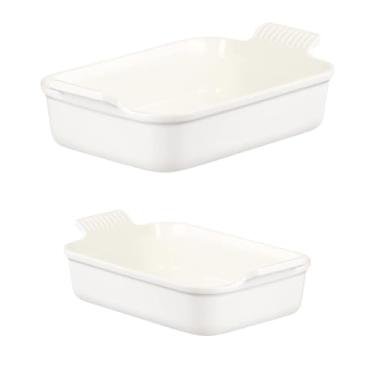 Imagem de Jogo de 2 Travessas Heritage 26 e 32 cm Branco