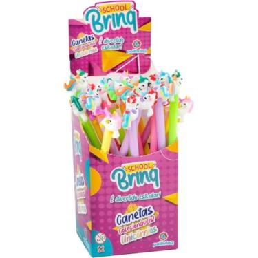 Imagem de Caneta Esferográfica, Polibrinq, Divertidas, Unicórnios