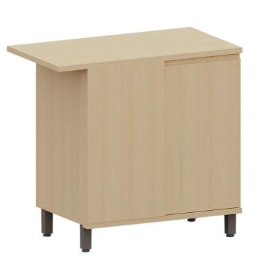 Imagem de Balcão Canto Reto para Cozinha 1 Porta MDP/MDF Aurora