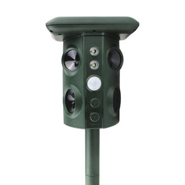 Imagem de Repelente Solar Ultrassonico Infravermelho Sensor Proximidade Frequencia Ajustavel