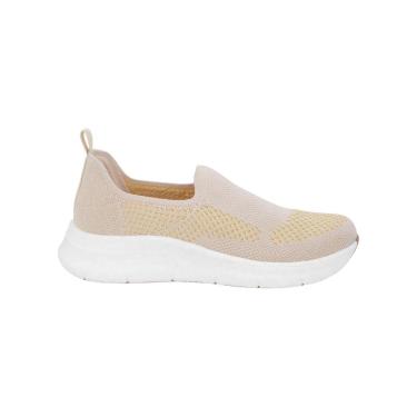 Imagem de Tênis Feminino Usaflex Tricot Slip On Nude-Feminino