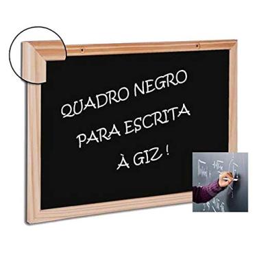 Imagem de Quadro Negro P/ Giz 40x30 Mad. Pinus Cortiarte
