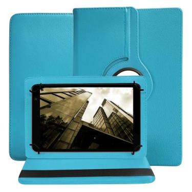 Imagem de Capa Flip 360 Giratória Tablet Universal 7 Polegadas - Pop Shope, Azul