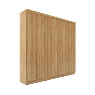 Imagem de Guarda-Roupa Lazzaro Casal Grande 6 Portas 4 Gavetas Quarto - Provínci