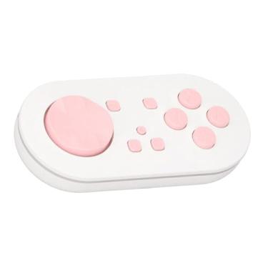 Imagem de PUSOKEI Controle de jogo sem fio, controle Bluetooth para aplicativo Anki, controle de gamepad sem fio com iluminação RGB, cabo e alça, controle pequeno para Switch, Android, OS X, iOS, Wins