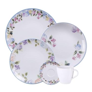 Imagem de Jogo de Jantar Aura Porcelana Decorada 20 Peças Tramontina
