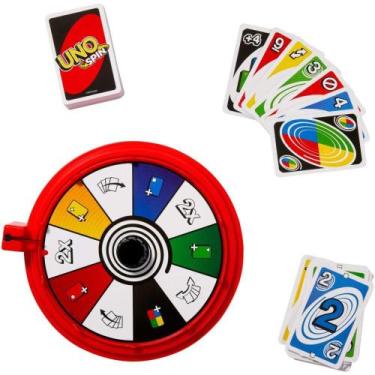 Imagem de Jogo de Cartas UNO SPIN Refresh com Roleta e 112 Cartas - Mattel
