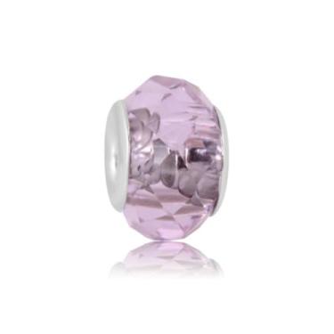 Imagem de BlingNuts Berloque espaçador de pedras brilhantes compatível com pingentes Pandora Pulseiras Presente Mulheres Amizade Aniversário Zircônia Cúbica, One Size, Aço inoxidável, Sem Pedra Preciosa