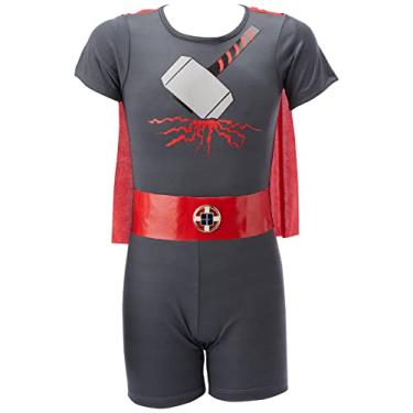 Imagem de Super Herói Thunder Man, Masquerade Fantasias, Cinza, P, M, G