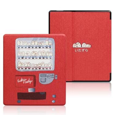 Imagem de Caso para Kindle Oasis (somente 9ª e 10ª Geração, Lançamento de 2017 E 2019), Capa de Proteção Leve de Couro PU Premium com Sleep Automotor-34