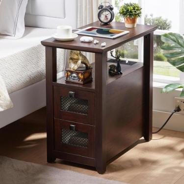 Imagem de Mesa final HDDDZSW Farmhouse XXL com estação de carregamento e armazen