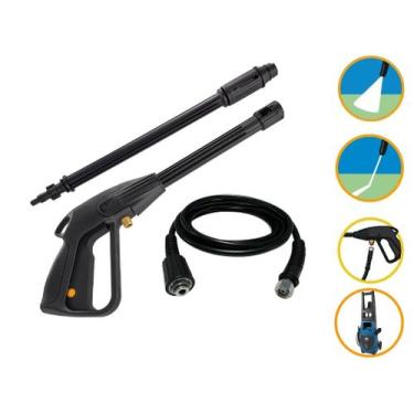 Imagem de Kit Mangueira Nylon 5mt Pistola Lança Carrefour DY29259 - COMPATÍVEL C