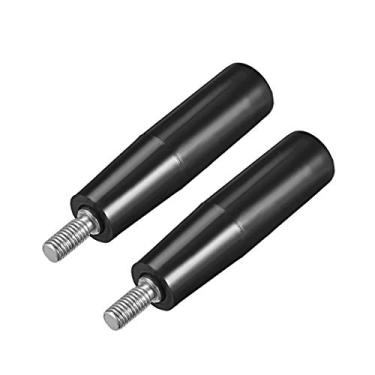 Imagem de uxcell 2 peças de manípulo giratório M10 haste roscada macho para fresadora