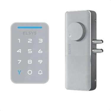 Imagem de Fechadura Elsys Dance Prata Sobrepor