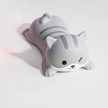 Imagem de Bonito suporte de descanso de pulso para mouse teclado computador cotoveleira descanso de braço para mesa kawaii material de escritório PU mouse pad