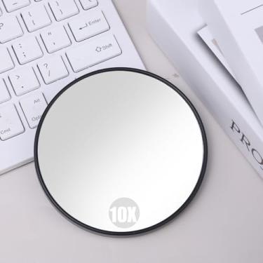 Imagem de Espelhos de aumento com ventosas espelho de maquiagem, espelho cosmético 10x