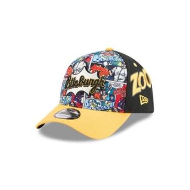 Imagem de BONE NEW ERA 9FORTY A-FRAME PITTSBURGH PIRATES MLB PRETO-Masculino