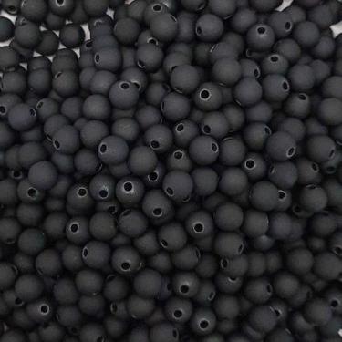 Imagem de Miçanga Passante Bola Emborrachada 8mm 150pçs Bijuteria 60g Escolha a 