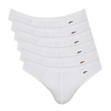Imagem de Kit 6 Cuecas Zorba Slip Light Algodão 772 Branco - M, M, Branco