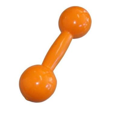 Imagem de Halter Revestido - 4 Kg (LARANJA) - Fundição Fundminas