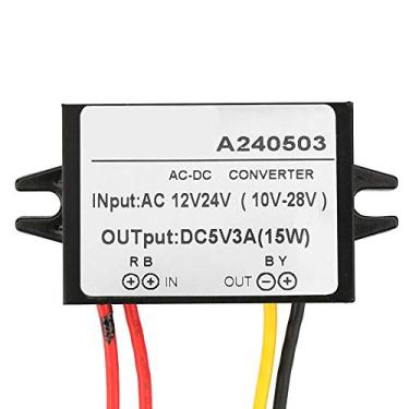 Imagem de Dioche Módulo de Fonte de Alimentação de Conversor AC para DC Confiável Com Componentes SMD, IP67 à Prova d'água, 12V/24V a 5V para Tela de Carro, Monitor, Câmera, Motor (3a)