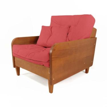 Imagem de Poltrona Paris Ii Madeira Maciça Natural