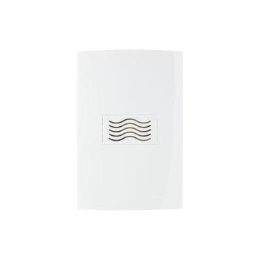 Imagem de Cigarra Margirius Sleek Com Placa 4x2 Branca 220v