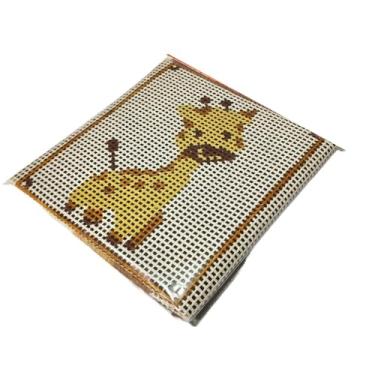 Imagem de Kit para iniciantes em bordado em tela, incluindo fios, agulhas e manual de tapeçaria com meia agulha(030)