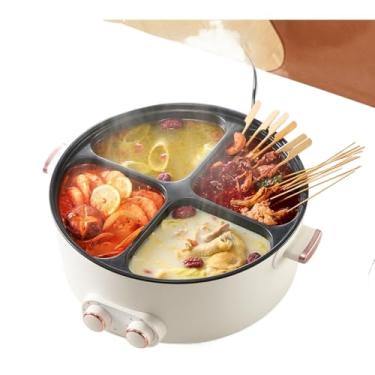 Imagem de Panela de Arroz，Panela de Arroz Eletrica 220v，úNica Dupla Camada，VáRios Tamanhos Podem Ser Escolhidos，Ideal para RefeiçõEs de 1 A 4 Pessoas(4 compartimentos-34cm-1 camada)