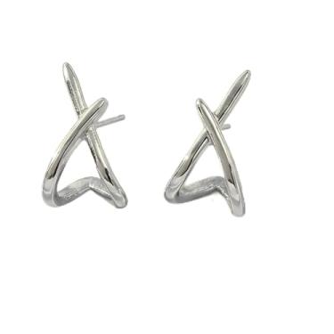 Imagem de Bestac Brincos de ouro 14K para mulheres – Mini design minimalista delicado, hipoalergênicos e modernos, brincos de ouro simples ideais como joias de presente, General, Metal, Sem pedra preciosa