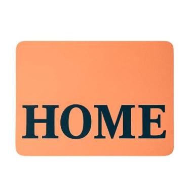 Imagem de Tapete Capacho Antiderrapante Vinil 58x38 cm, 5 Modelos Estampados (Home e Welcome), Ideal para Entrada de Casa, Apartamento ou Escritório, Resistente, Lavável e Decorativo (Opção 3)