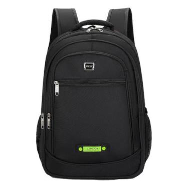 Imagem de Mochila Casual Estilosa Executiva London com 3 Fechos Ziper - NoBrand,