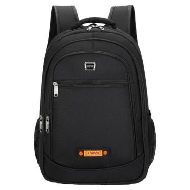 Imagem de Mochila Casual Estilosa Executiva London com 3 Fechos Ziper - NoBrand,