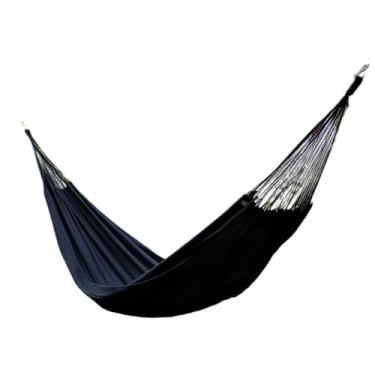 Imagem de Rede, Feita de AlgodãO Puro e DuráVel, Adequada Para Quartos, Varandas Ou Até Mesmo Viagens, Pois é FáCil de Transportar.(Preto)