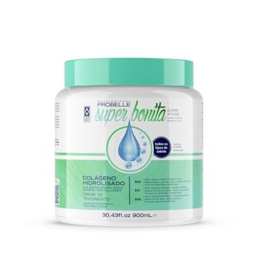 Imagem de Creme de Tratamento Colágeno Hidrolizado 900g Probelle Super Bonita