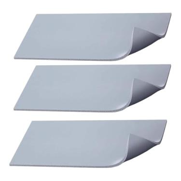 Imagem de KiBcsLic Conjunto de 3 almofadas de silicone para prensa térmica, práticas, profissionais, duráveis, portáteis, premium, reutilizáveis ​​e resistentes ao